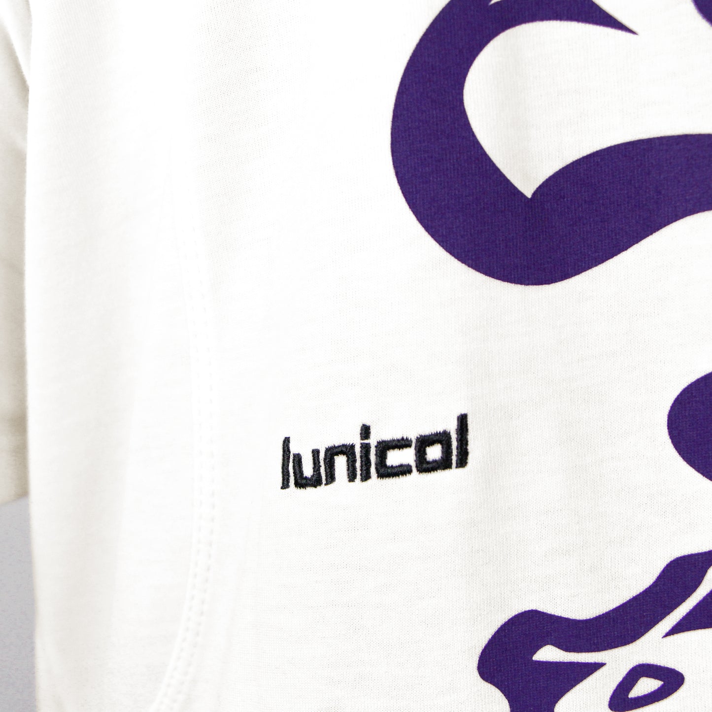 T-shirt blanc cassé en coton